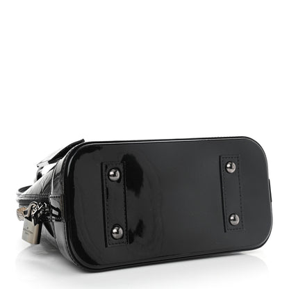 Louis Vuitton Vernis Alma BB Noir Magnetique 4 of 10