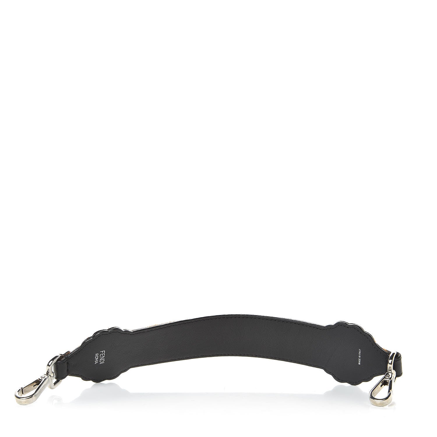 Fendi Velvet Vitello Dolce Fun Fair Embroidered Mini Strap You Tobacco Multicolor 2 of 4