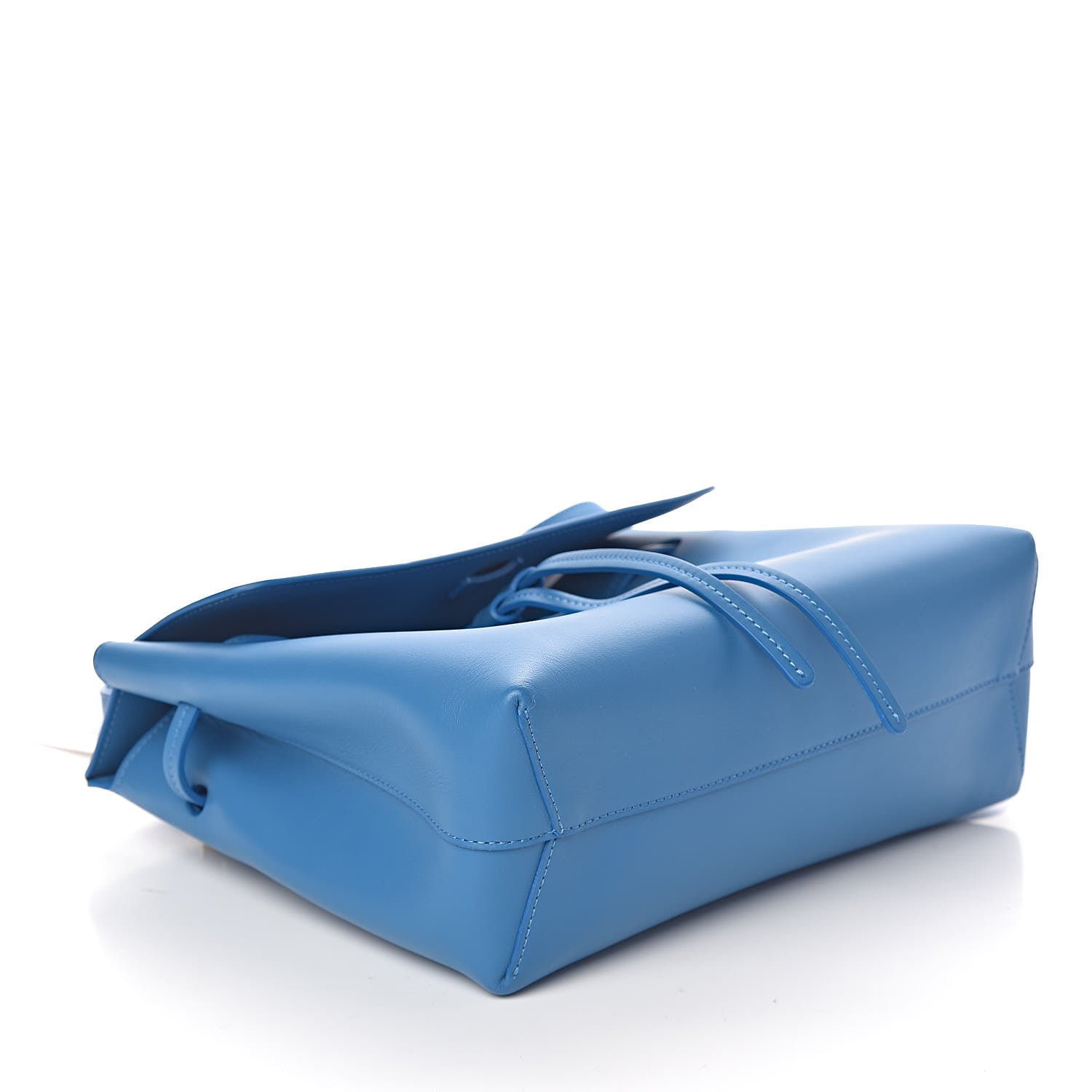 Mansur Gavriel Calfskin Mini Lady Bag Sea Blue 4 of 11