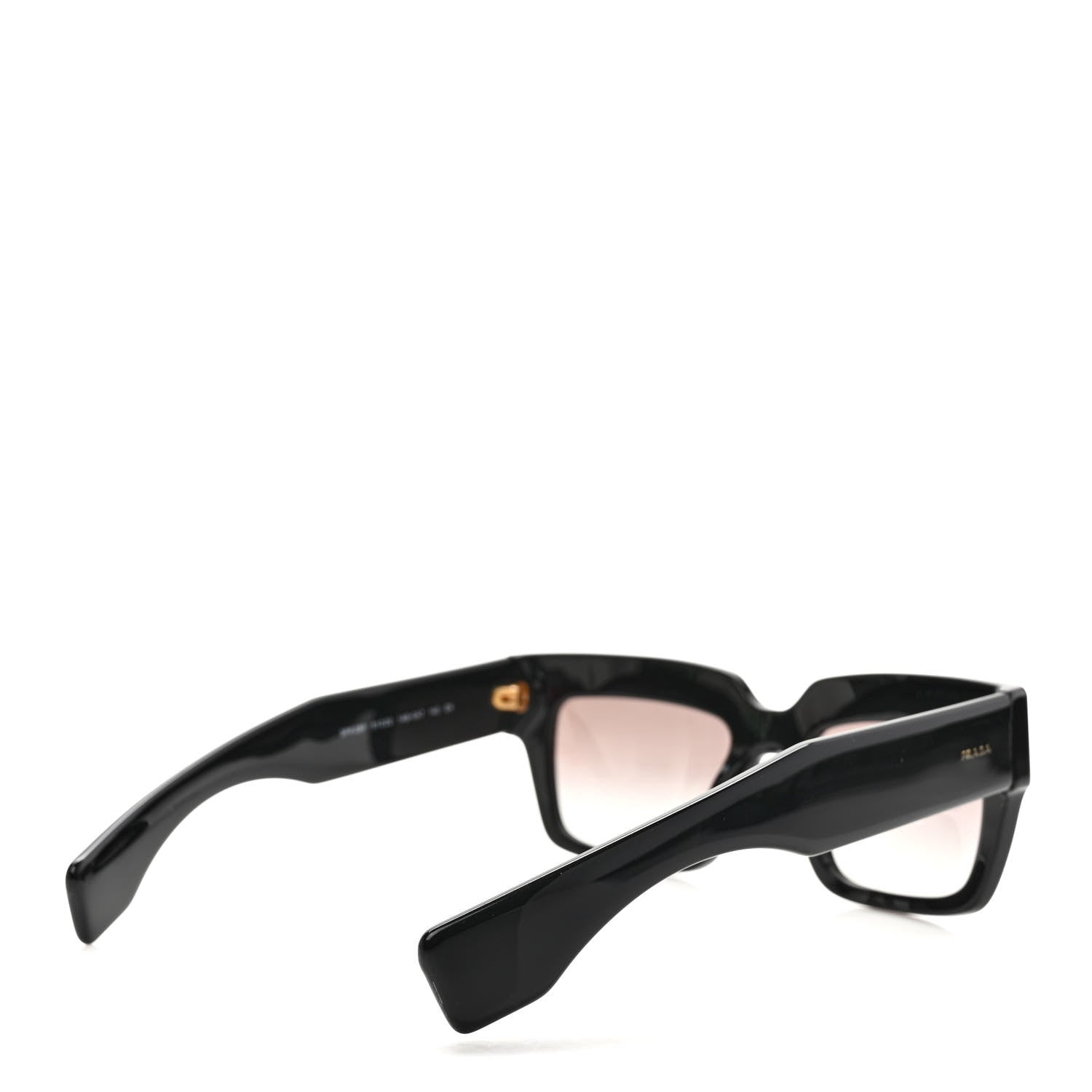 Prada Acetate Sunglasses SPR 28P Black 4 of 7