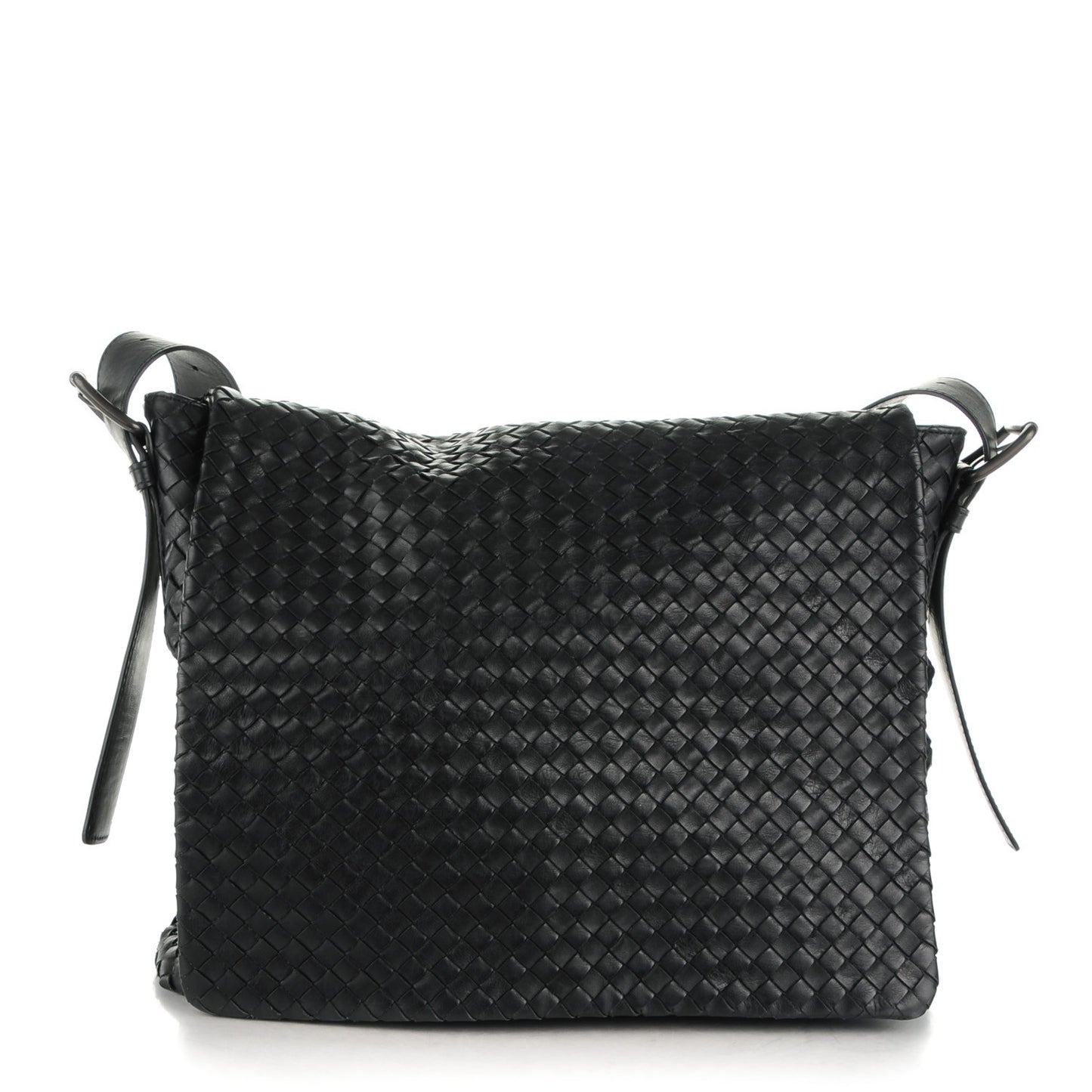 Nappa Intrecciato Messenger Bag Tourmaline