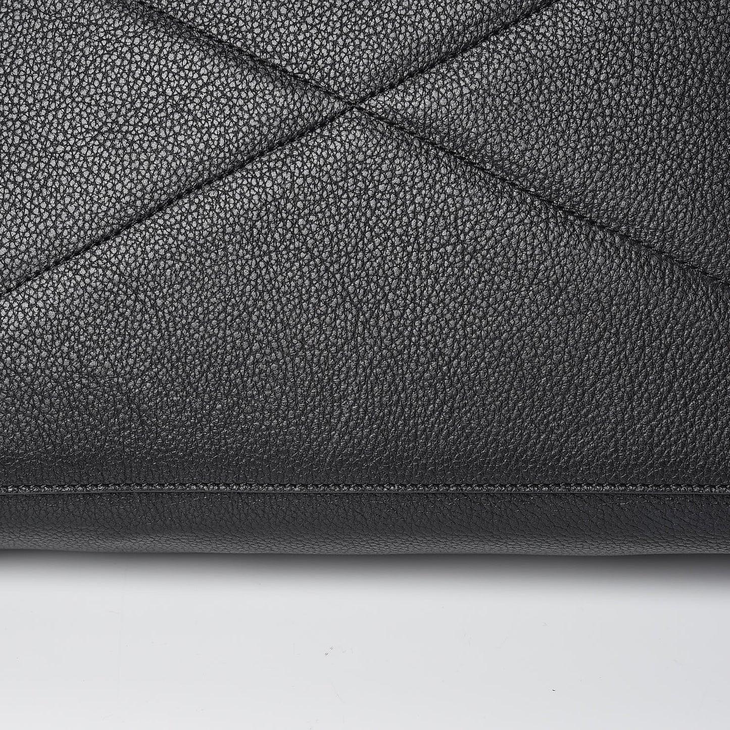 Textured Calfskin Medium Incognito Satchel Black
