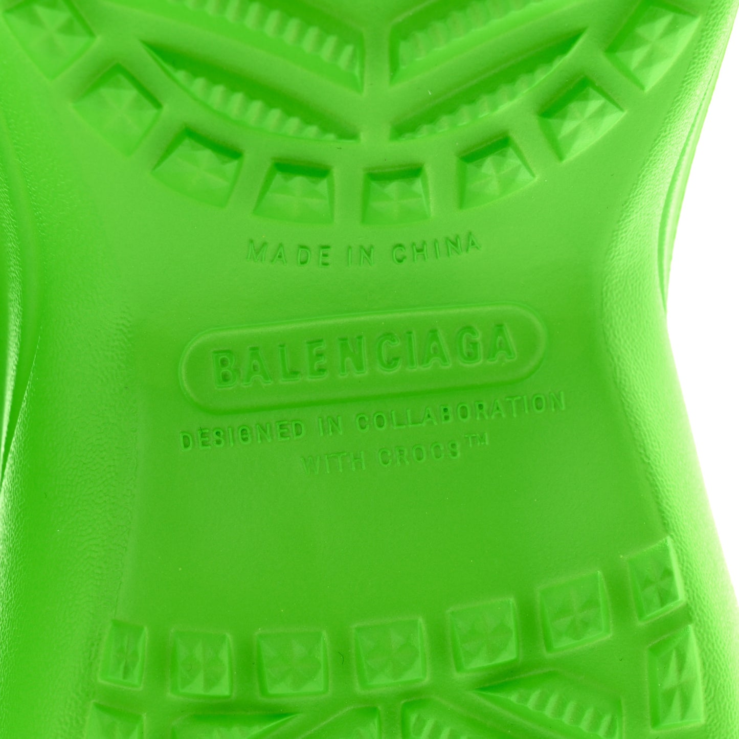 X CROCS Rubber Womens Pool Slides 37 Neon Green