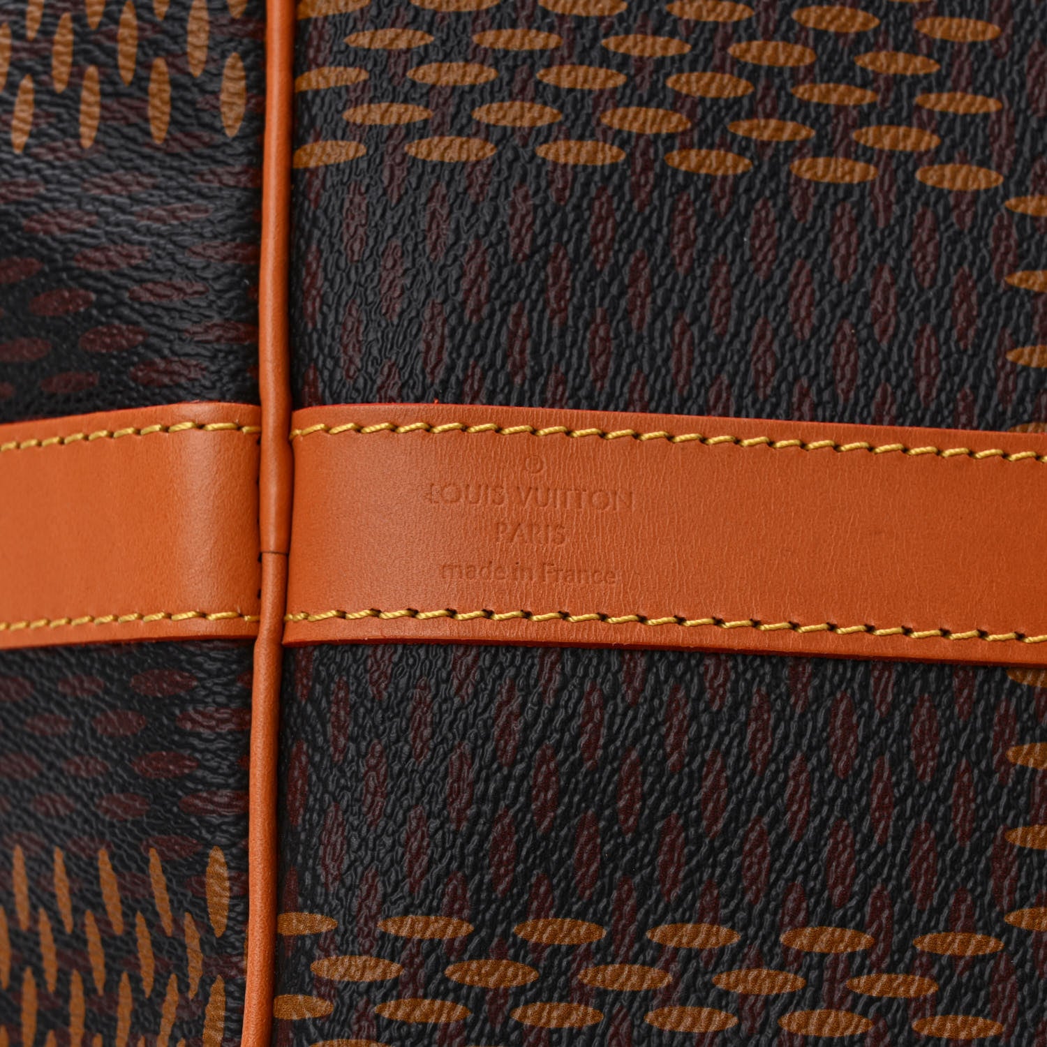 Louis Vuitton X NIGO Giant Damier Ebene Monogram Keepall Bandouliere 50 5 of 9