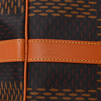 Louis Vuitton X NIGO Giant Damier Ebene Monogram Keepall Bandouliere 50 5 of 9