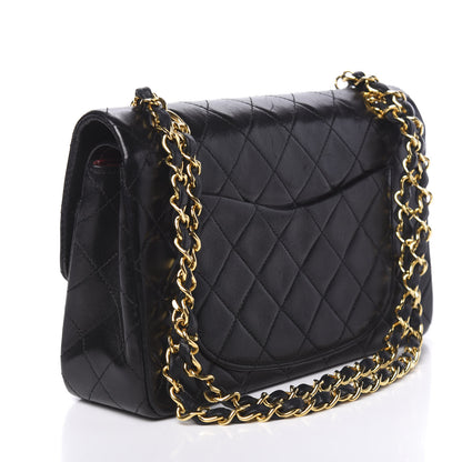 Chanel Lambskin Quilted Small Double Flap Black 3 of 12