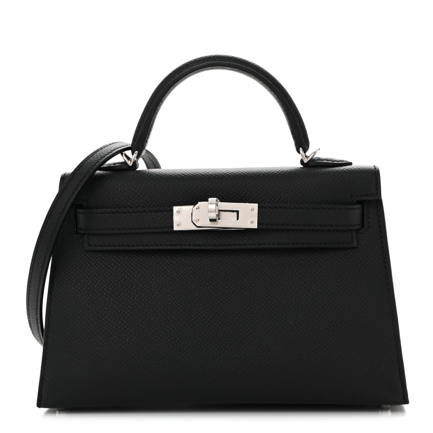 Hermes Epsom Mini Kelly Sellier 20 Black 1 of 11