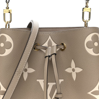Louis Vuitton Empreinte Monogram Giant Neonoe MM Tourterelle Creme 8 of 11