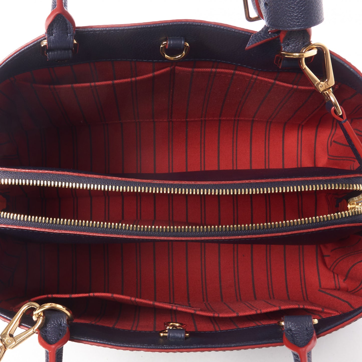 Empreinte Montaigne MM Marine Rouge