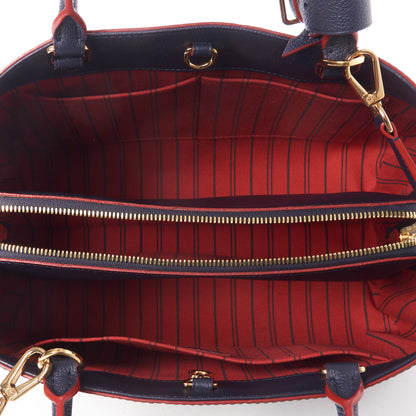 Louis Vuitton Empreinte Montaigne MM Marine Rouge 7 of 8