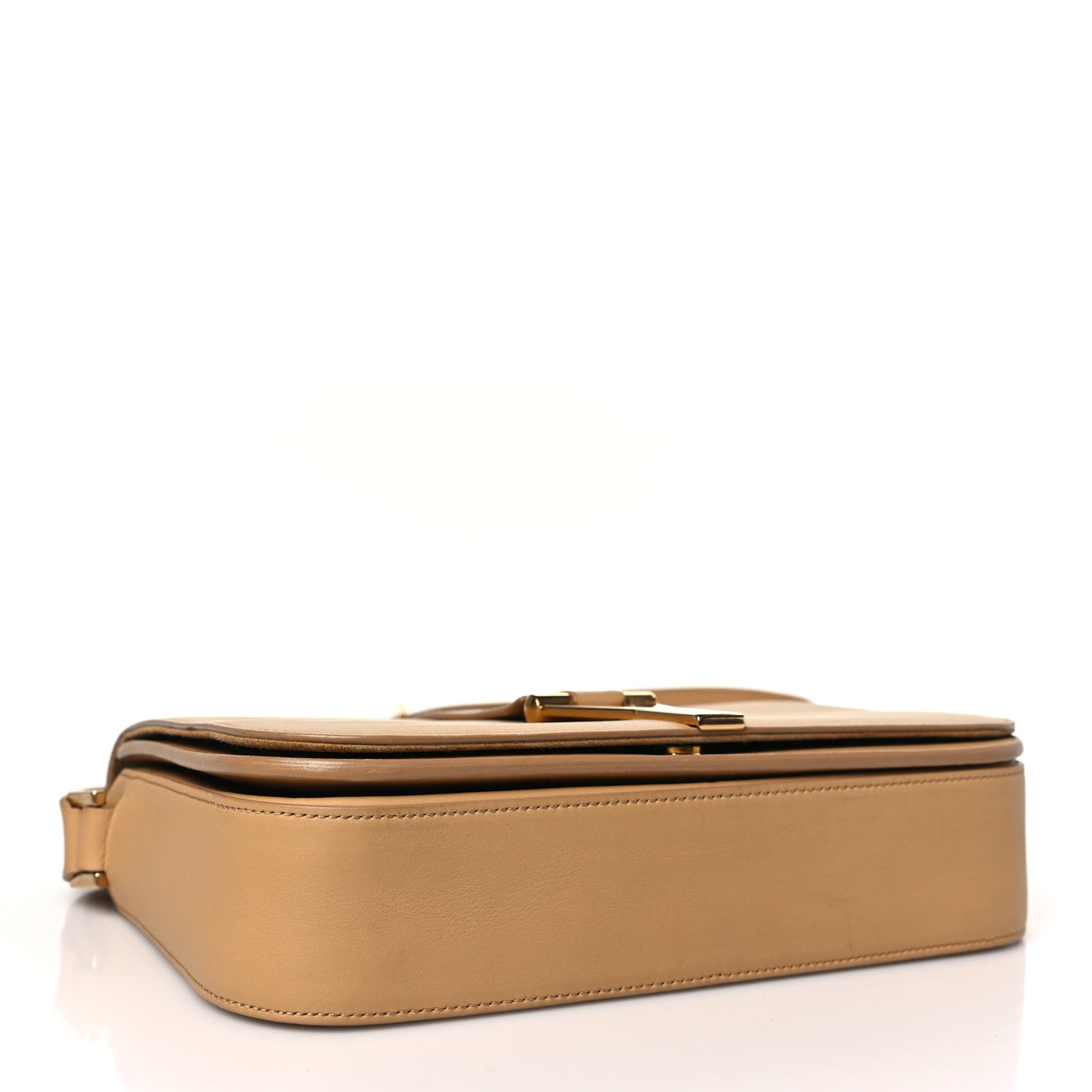 Calfskin Classic Y Satchel Beige