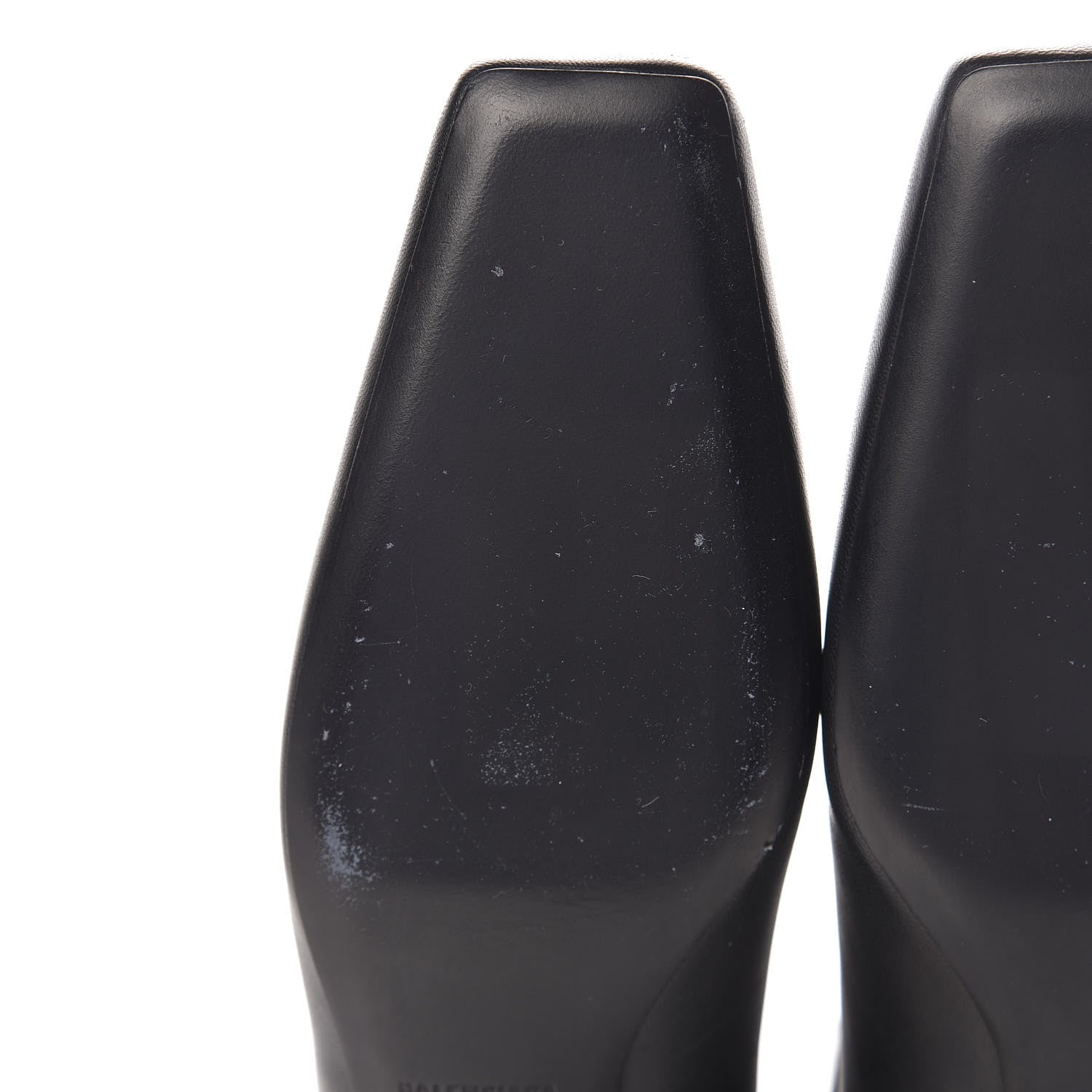 Balenciaga Sheepskin Typo Ankle Booties 39 Black 10 of 11