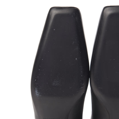 Balenciaga Sheepskin Typo Ankle Booties 39 Black 10 of 11