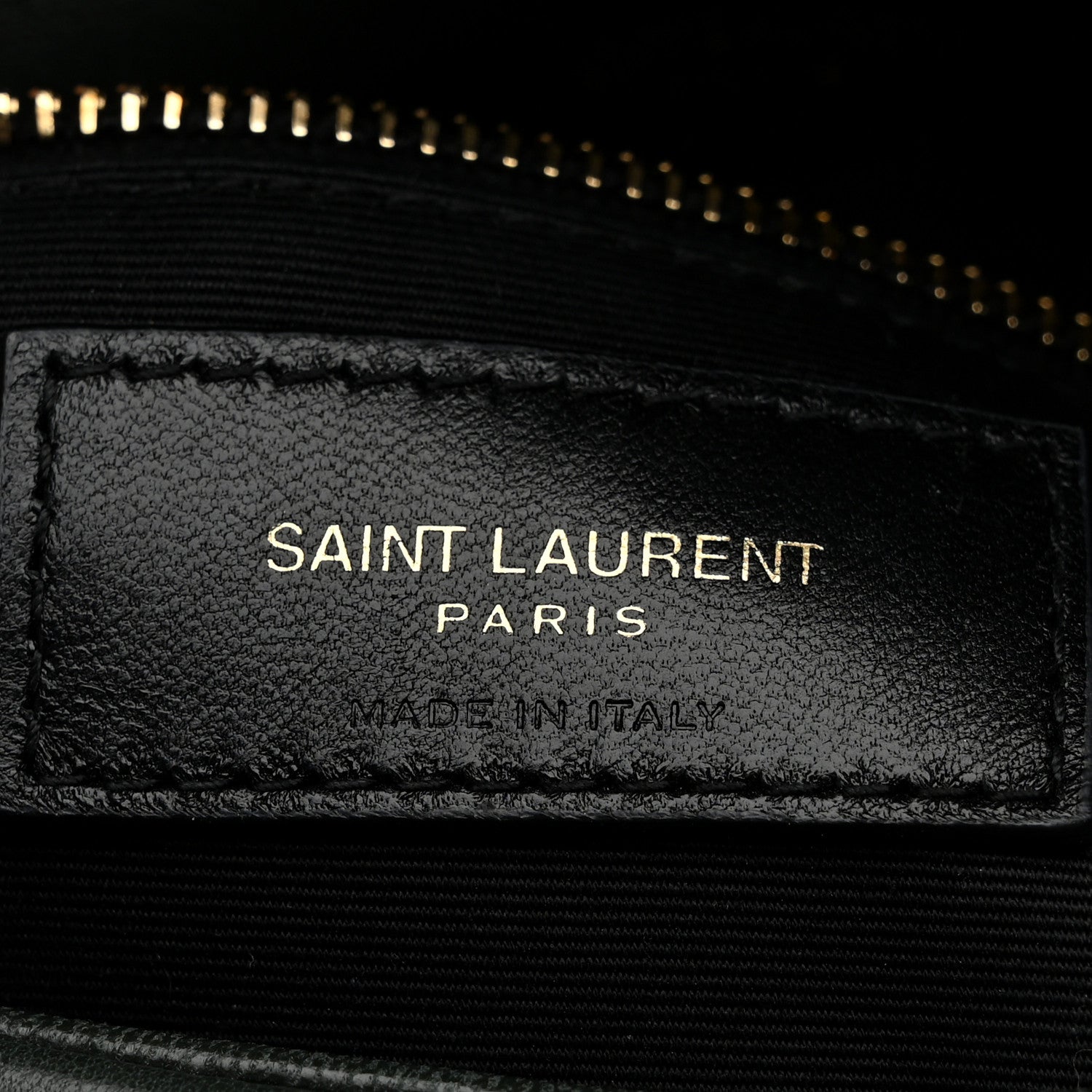 Saint Laurent Lambskin Quilted Toy Loulou Puffer Monogram Chain Satchel Vert Fonce 7 of 11