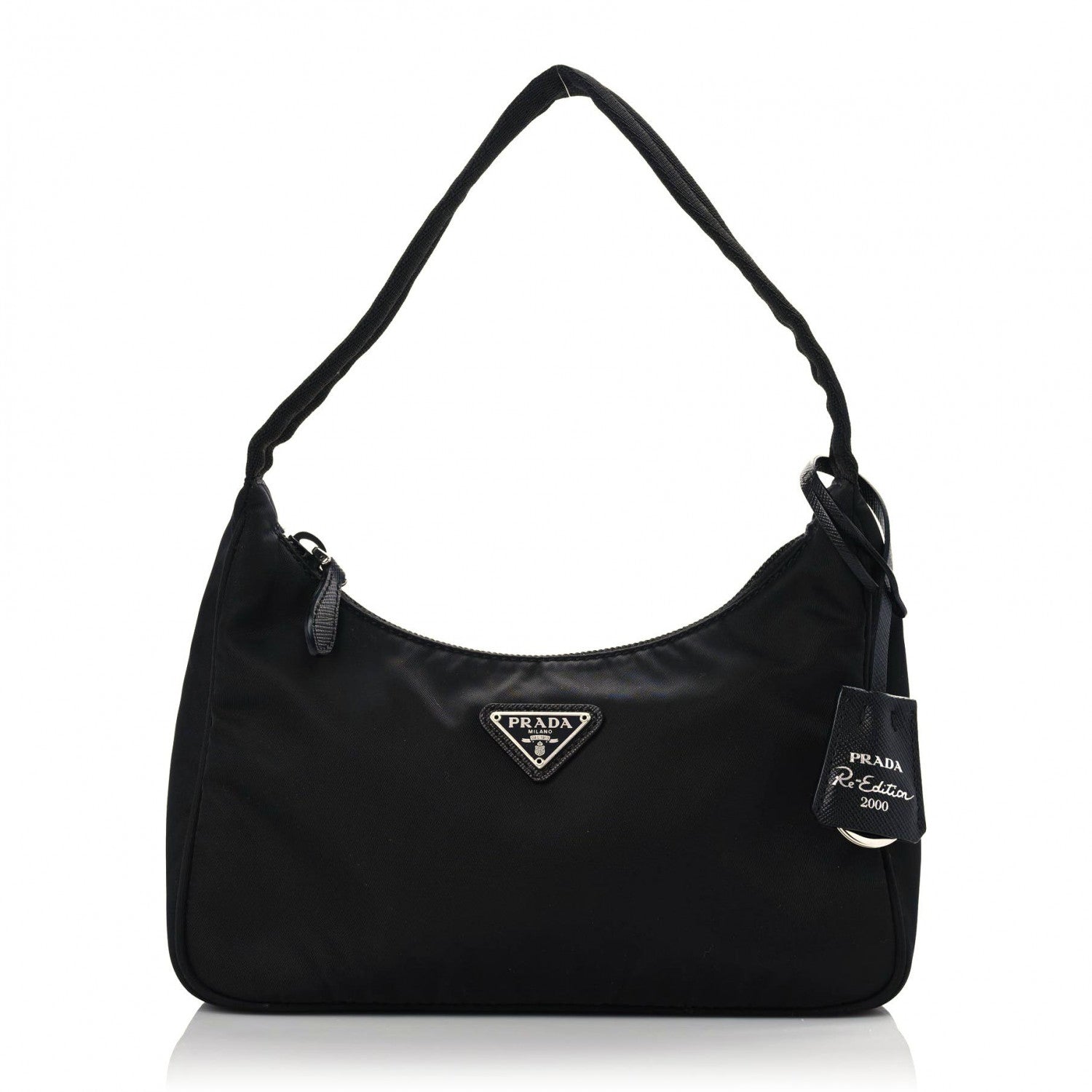 Prada Tessuto Nylon Mini Re-Edition 2000 Bag Black 1 of 14