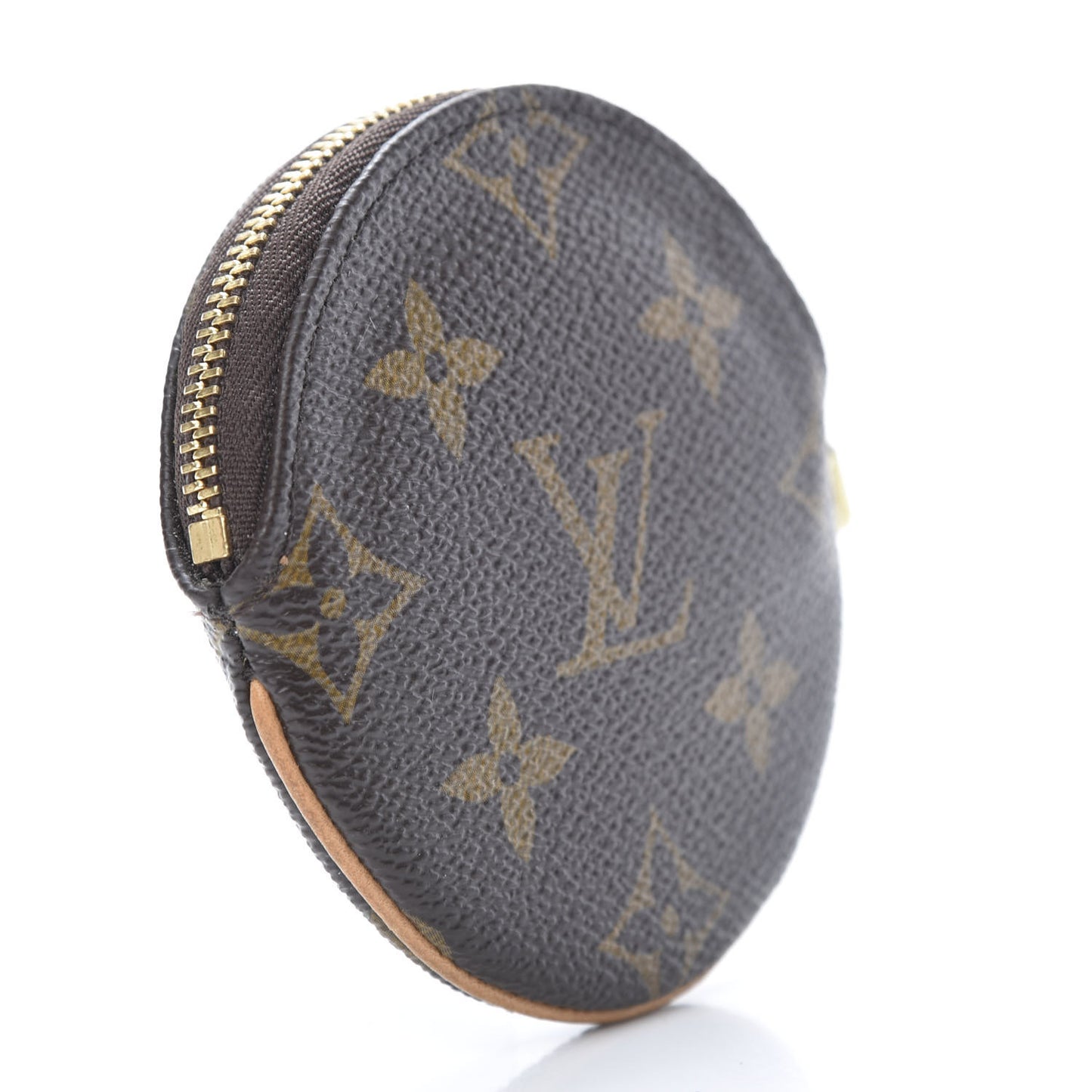 Monogram Round Coin Purse