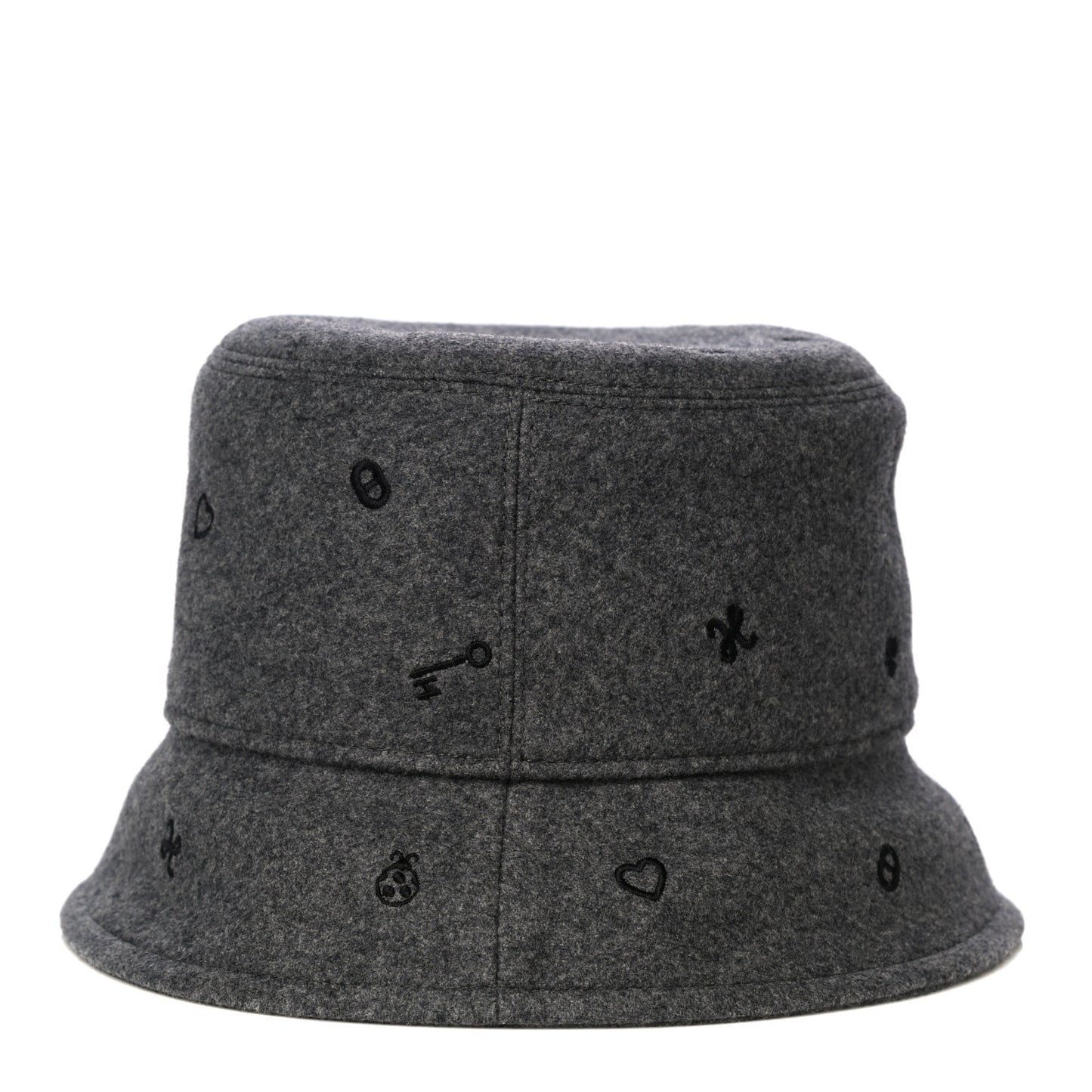Cashmere Debbie Charms Bucket Hat 57 Charbon