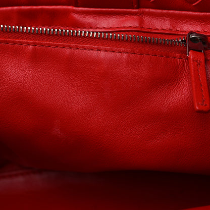 Bottega Veneta Nappa Intrecciato Tote Bag Red 10 of 12