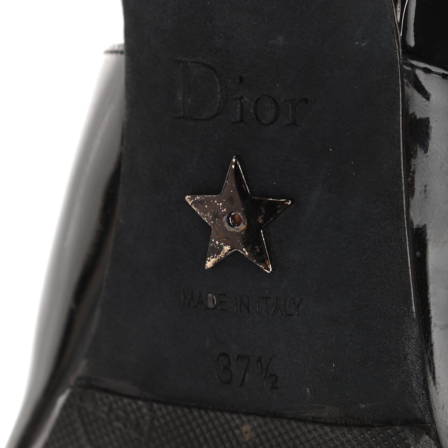 Patent Ribbon J'Adior Slingback 65mm Pumps 37.5 Black