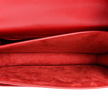 Saint Laurent Calfskin Medium Monogram Sunset Rouge Eros 5 of 13