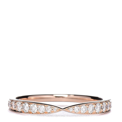 Tiffany 18K Rose Gold Diamond Harmony Ring 52 6 1 of 4
