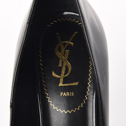 Saint Laurent Patent Tribtoo 80 Platform Pumps 38.5 Black 9 of 10