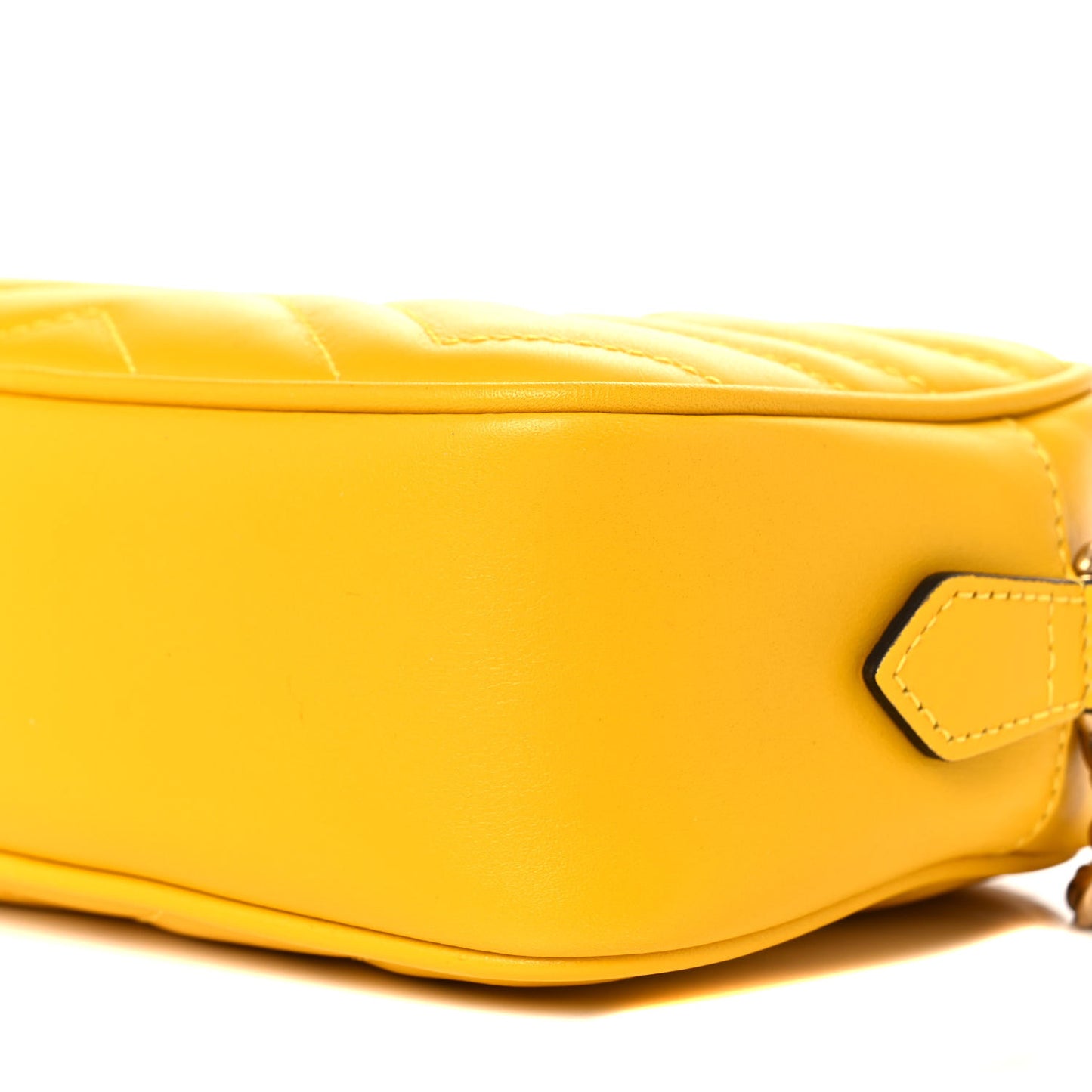 Calfskin Matelasse Mini GG Marmont Chain Shoulder Bag Stone Topaz