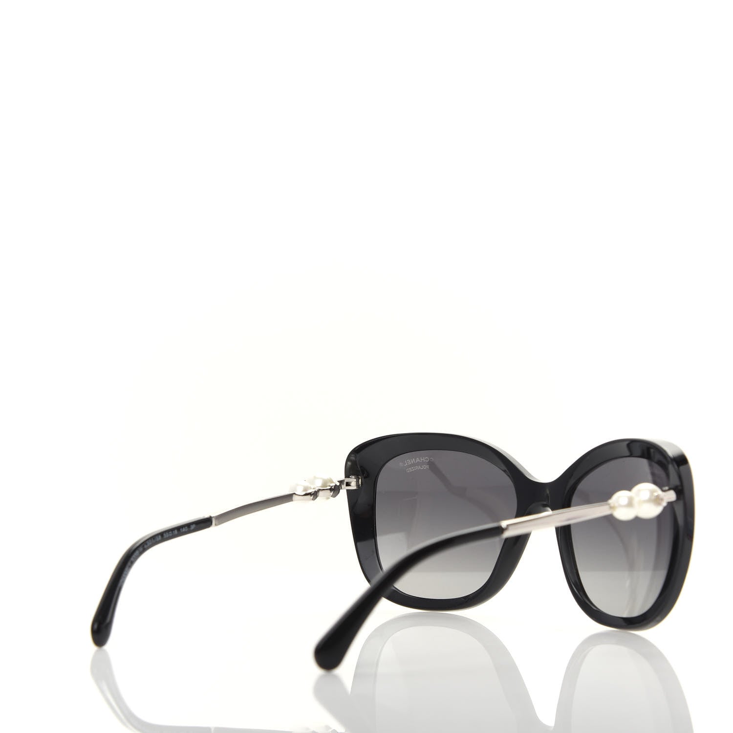 Chanel Polarized Pearl Sunglasses 5339-H Black 4 of 8