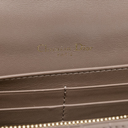 Christian Dior Lambskin Chain Lady Dior Chain Pouch Warm Taupe 6 of 12