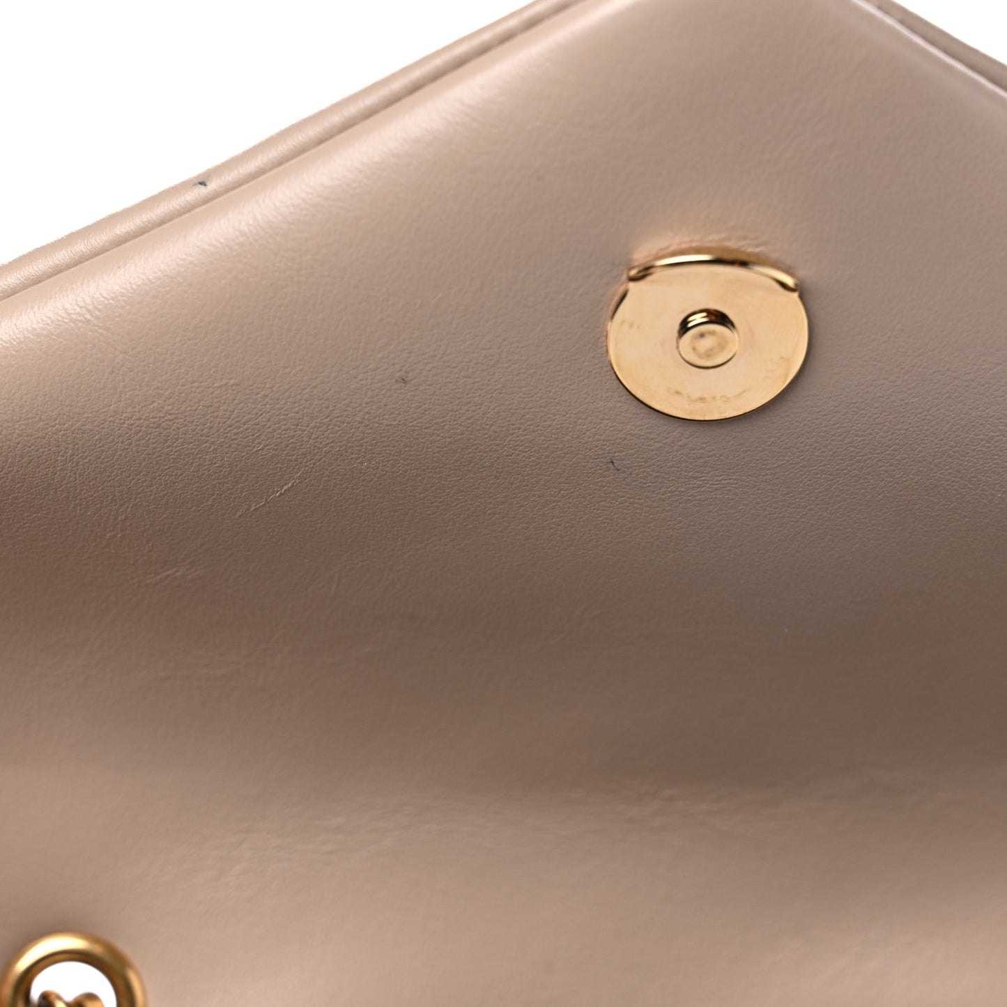 Calfskin Y Quilted Monogram Small Loulou Chain Satchel Dark Beige