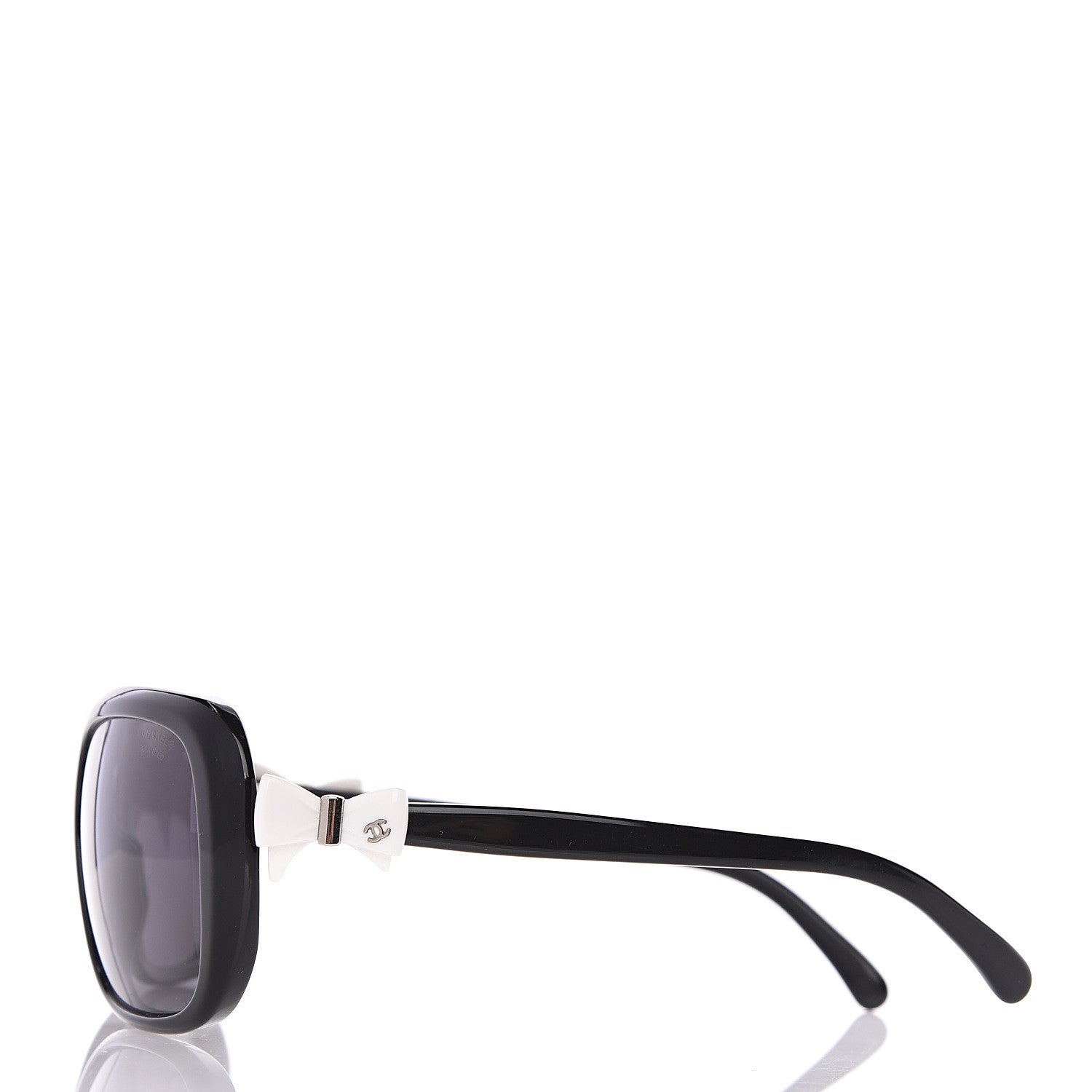 Chanel CC Bow Sunglasses 5171 Black White 2 of 7