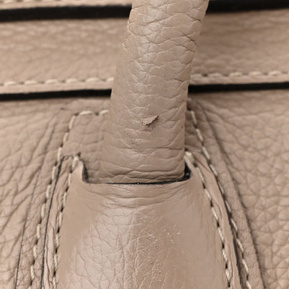 Celine Drummed Calfskin Mini Luggage Dune 14 of 15