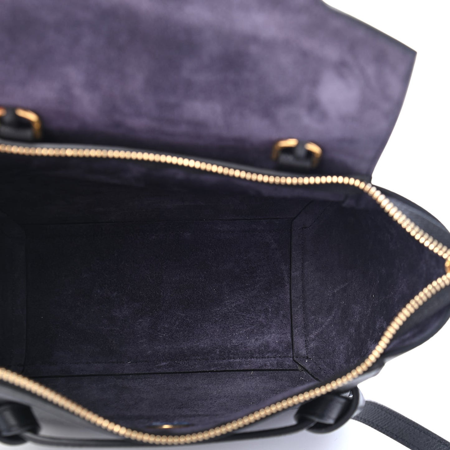 Grained Calfskin Nano Belt Bag Black
