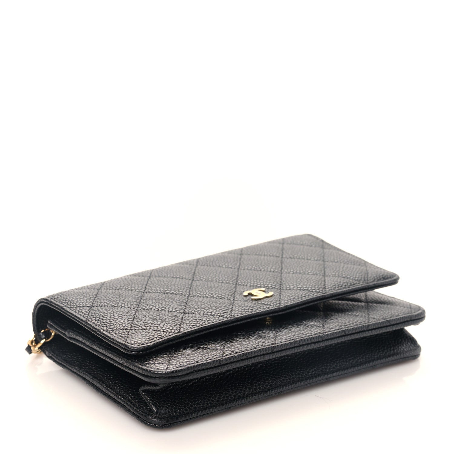 Chanel Caviar Quilted Wallet on Chain WOC Black 4 of 11