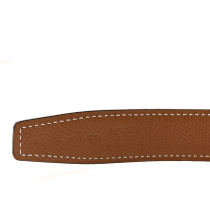 Hermes Swift Epsom 24mm Gamma Belt 85 34 Black Gold 5 of 6