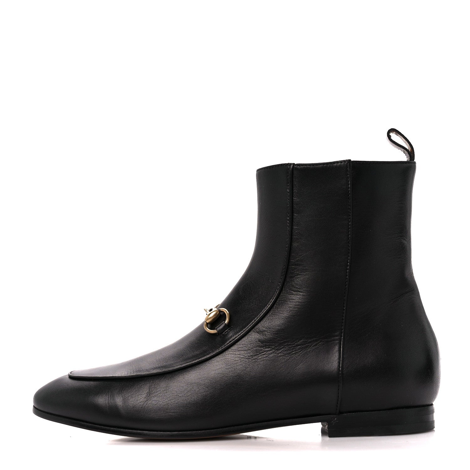 Gucci Malaga Kid Womens Jordaan Ankle Boots 39 Black 1 of 9