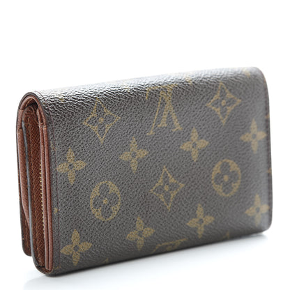 Louis Vuitton Monogram Porte-Monnaie Billets Tresor Wallet 3 of 14