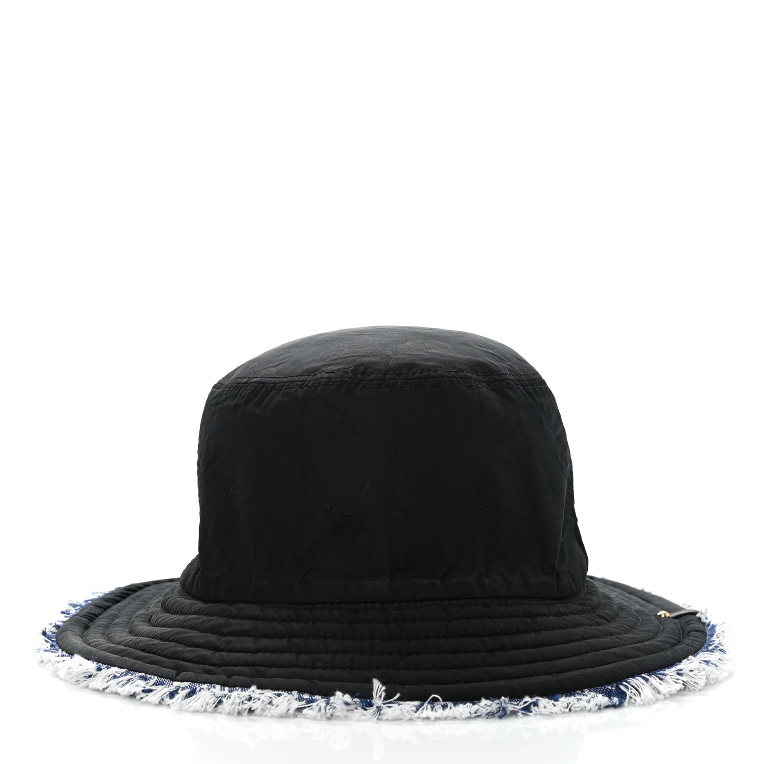 Louis Vuitton Monogram Denim Fringe Bob Bucket Hat M Blue 12 of 18