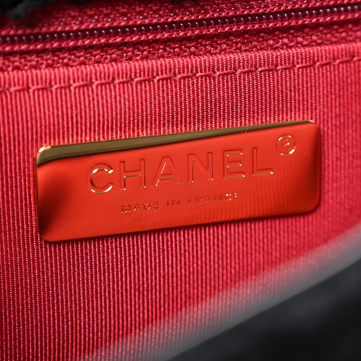 Chanel Tweed Quilted Medium Chanel 19 Flap Black 6 of 13