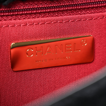 Chanel Tweed Quilted Medium Chanel 19 Flap Black 6 of 13