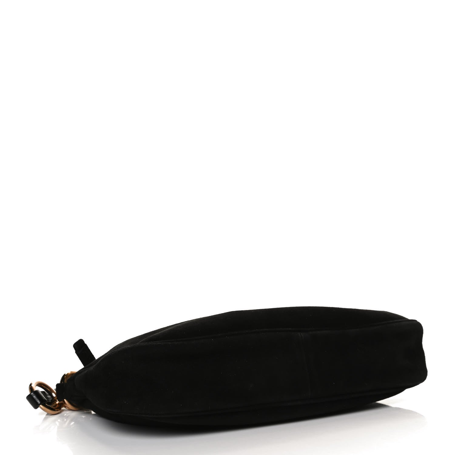 Prada Suede Box Shoulder Bag Black 4 of 15
