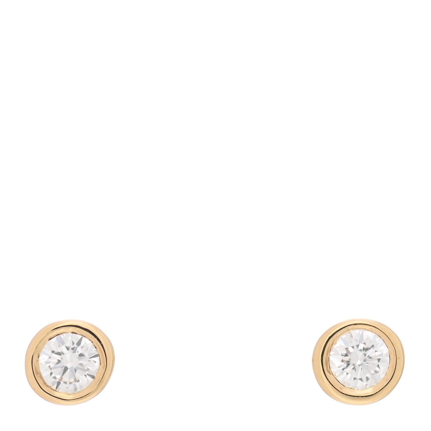 18K Yellow Gold Diamond .20ctw Elsa Peretti Diamonds By The Yard Earrings