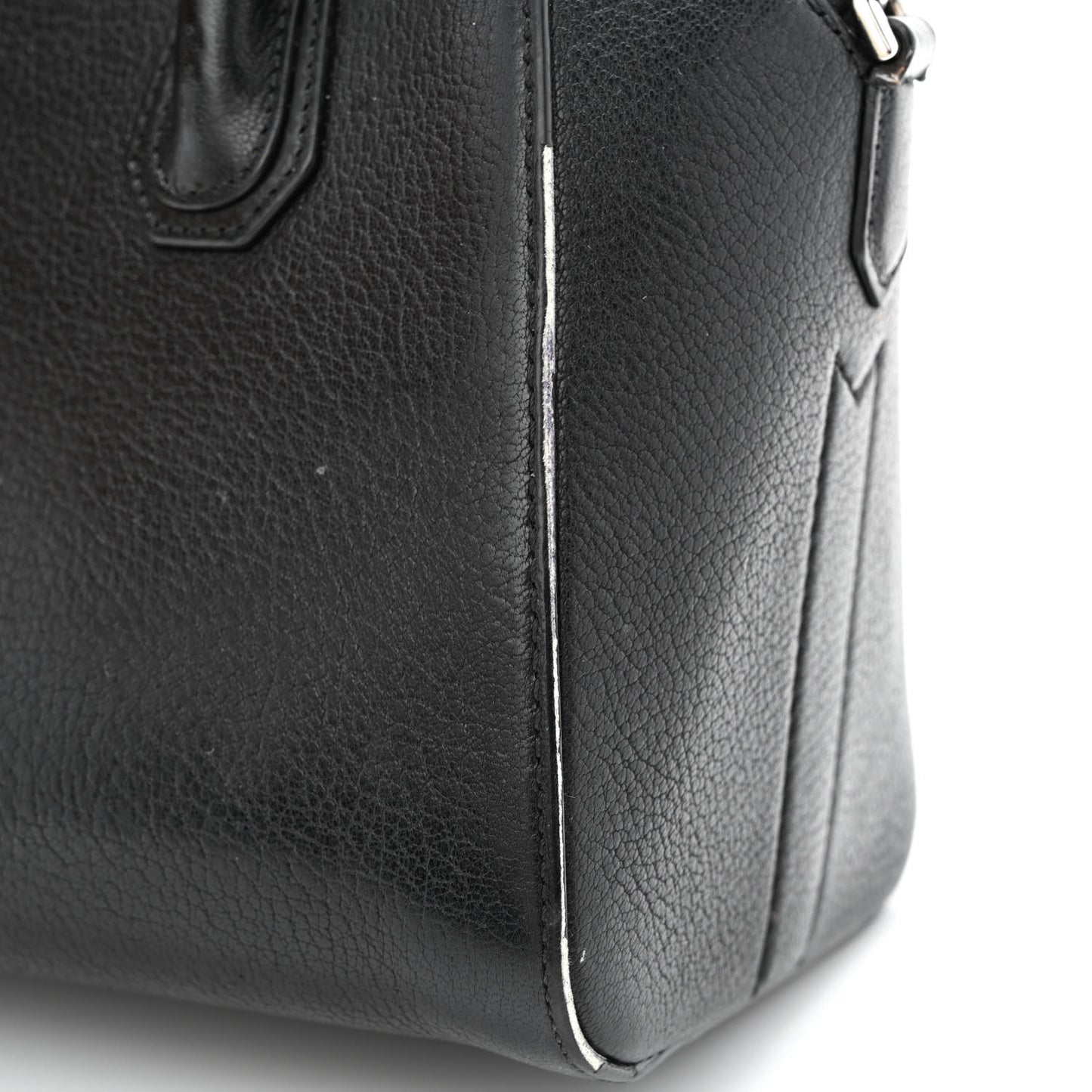Sugar Goatskin Mini Antigona Black