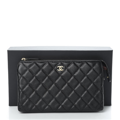 Chanel Caviar Quilted Small Zipped Pouch Black 11 of 11