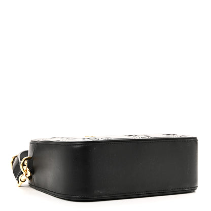Gucci Calfskin GG Matelasse Shoulder Bag Black Natural 4 of 10