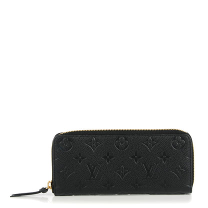 Louis Vuitton Empreinte Clemence Wallet Black 1 of 8