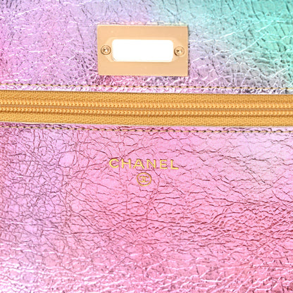 Chanel Metallic Goatskin Quilted 2.55 Reissue Wallet on Chain WOC Multicolor 6 of 11