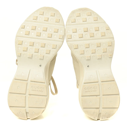 Gucci Calfskin Logo Womens Rhyton Sneakers 40 Ivory 6 of 20