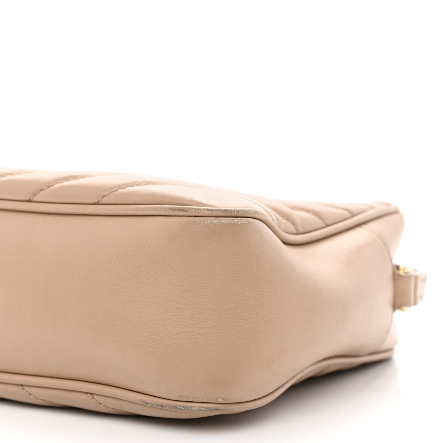Calfskin Matelasse Monogram Lou Camera Bag Dark Beige