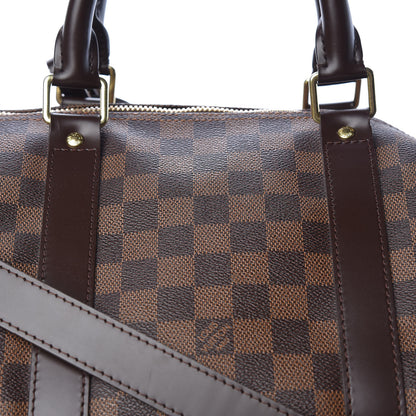 Louis Vuitton Damier Ebene Keepall Bandouliere 55 10 of 16